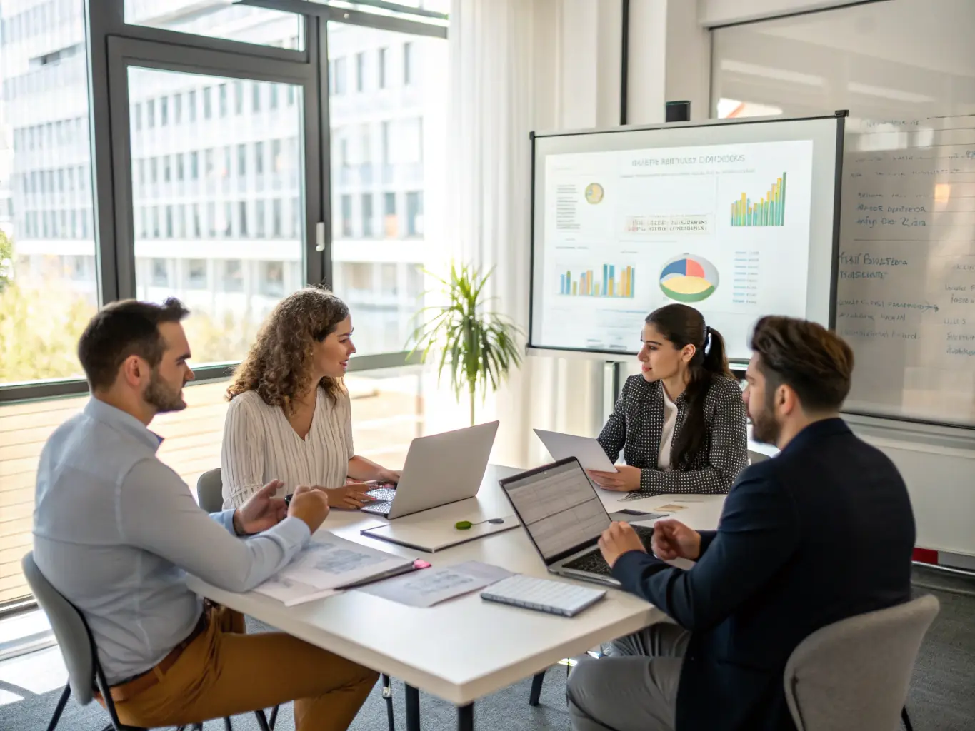 A collaborative image of sports club representatives meeting to discuss partnership opportunities, emphasizing the organization's role in fostering collaboration.